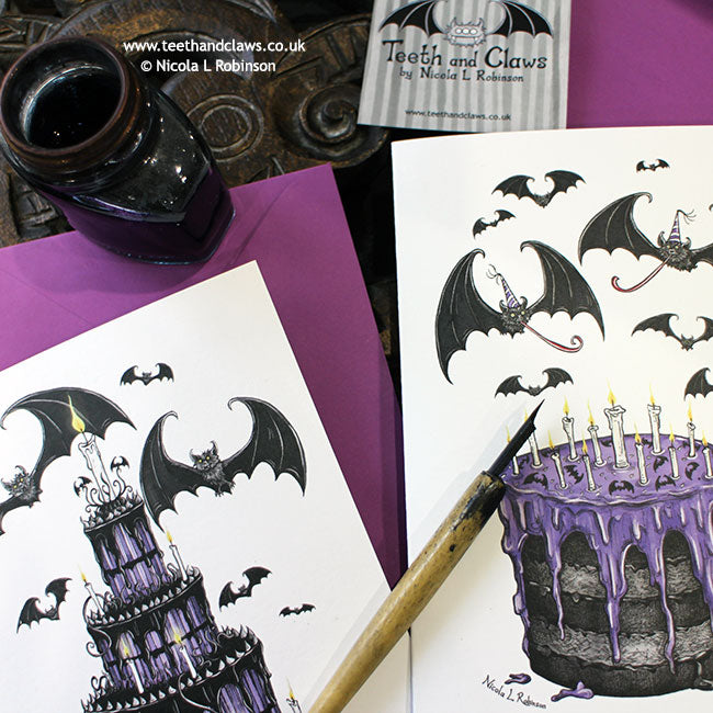 Gothic Cards © Nicola L Robinson | Teeth and Claws