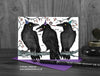 Crows Birthday Card - Teeth and Claws © Nicola_L_Robinson