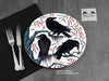 Crows place mat © Nicola L Robinson | www.teethandclaws.co.uk
