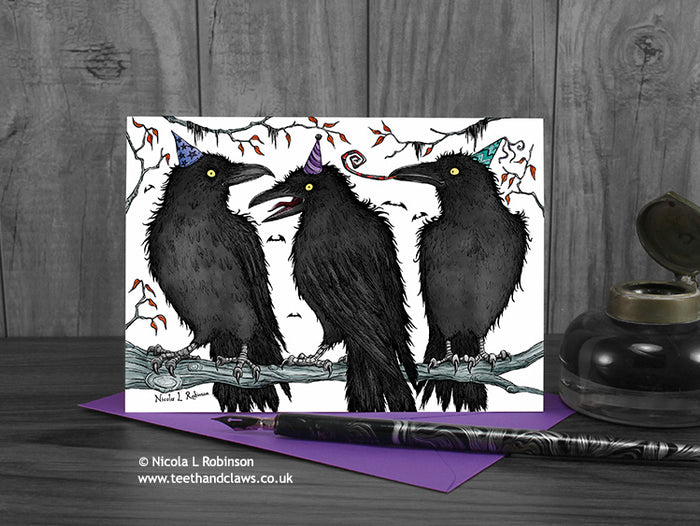 Gothic greeting cardsl © Nicola L Robinson | Teeth and Claws