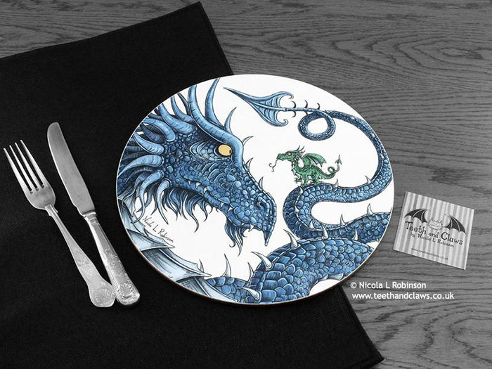 Dragon place mats © Nicola L Robinson | www.teethandclaws.co.uk
