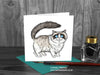Ragdoll Cat Greeting Card © Nicola L Robinson | Teeth and Claws