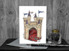 New Home Card - Dragon Castle © Nicola L Robinson | Teeth and Claws
