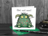 Monster Get Well Soon Card © Nicola L Robinson | Teeth and Claws