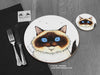 Birman Cat place mat © Nicola L Robinson | www.teethandclaws.co.uk