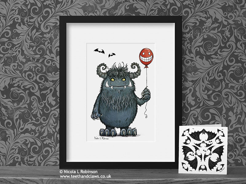 Monster Nursery Art Print © Nicola L Robinson | Teeth and Claws www.teethandclaws.co.uk