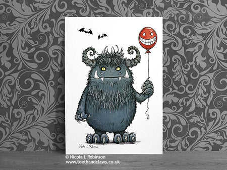 Monster Nursery Art Print © Nicola L Robinson | Teeth and Claws www.teethandclaws.co.uk