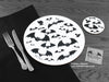 Gothic bats place mat © Nicola L Robinson | www.teethandclaws.co.uk