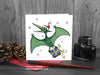 Dinosaur Christmas Card - Pteranodon © Nicola L Robinson | Teeth and Claws