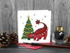 Dinosaur Christmas Card - Ankylosaurus © Nicola L Robinson | Teeth and Claws