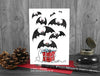 Bats Christmas Card - Gothic gift © Nicola L Robinson | Teeth and Claws