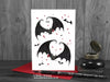 Gothic Valentine / Wedding / Anniversary Card - Bats © Nicola L Robinson | Teeth and Claws