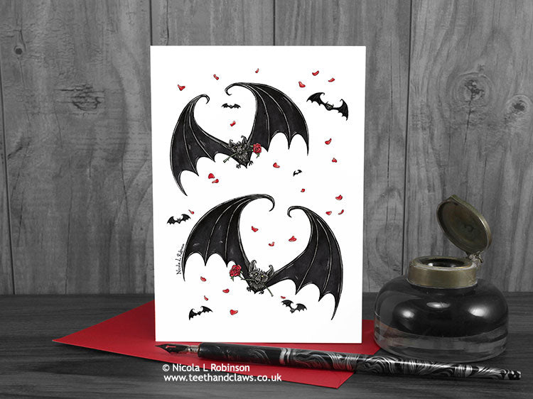 Gothic valentine cards