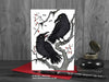Two Ravens Love Card © Nicola L Robinson | Teeth and Claws
