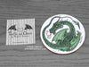Dragon Coaster - Green Dragon - Dragon gift © Nicola L Robinson | Teeth and Claws www.teethandclaws.co.uk