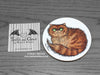 Cat Coaster - Persian Cat © Nicola L Robinson | www.teethandclaws.co.uk