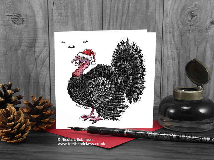 Gothic Christmas Cards - Set of 6 © Nicola L Robinson | Teeth and Claws