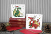 Dragon Christmas Cards - Square - Set of 6 © Nicola L Robinson | Teeth and Claws
